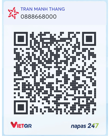 QR chuyển khoản MB Bank — TRAN MANH THANG